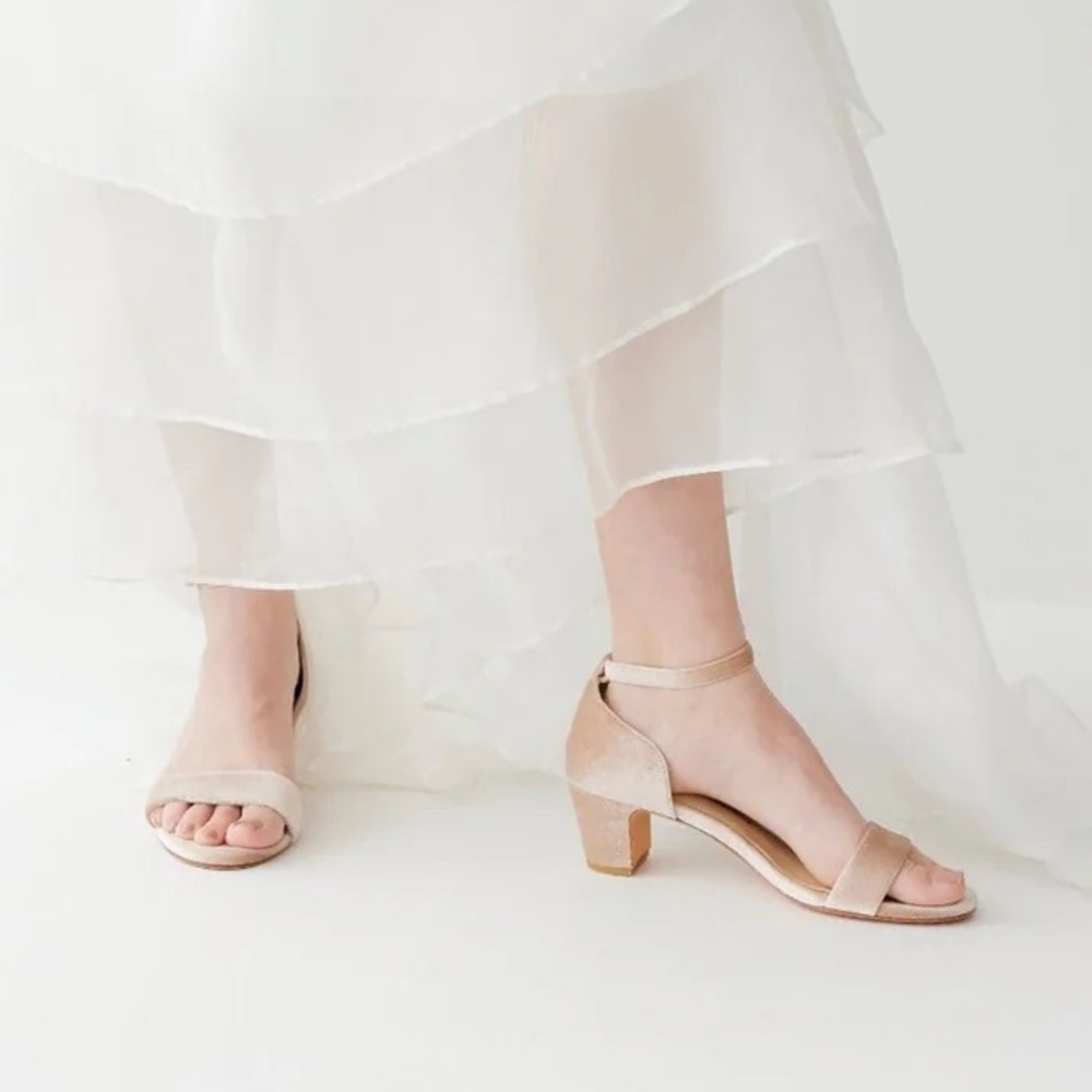Chaos & Harmony Faithful Bridal Heel in Champagne